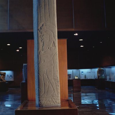 Stele uit Alvarado, staat Veracruz, Pre-Klassieke Periode door Olmec